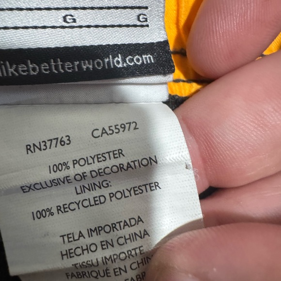 Nike Swim Trunks, Grey & Orange Patterned Pocketed Shorts, Men's XL #1011 - Picture 3 of 7